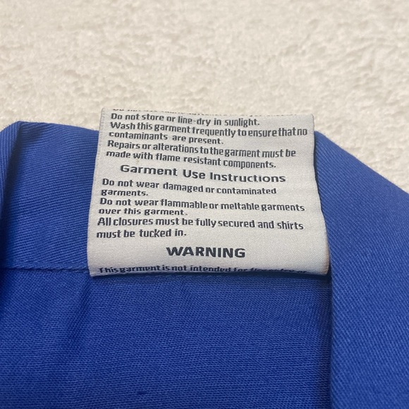 JUST IN TREND NWT Size XL Flame Resistant Long Sleeve Coveralls - Picture 10 of 10